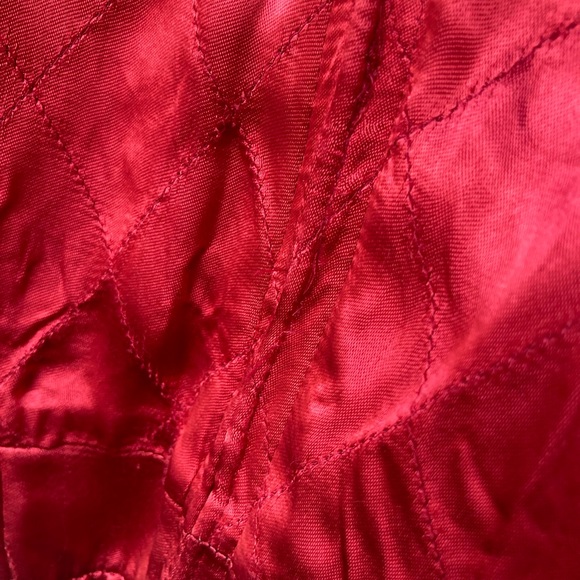Reversible Embroidered Silk Bomber Jacket - Picture 8 of 9